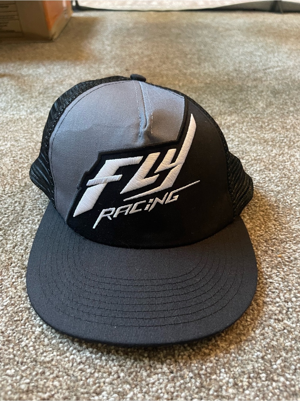 Fly Racing Black & Gray Trucker Hat